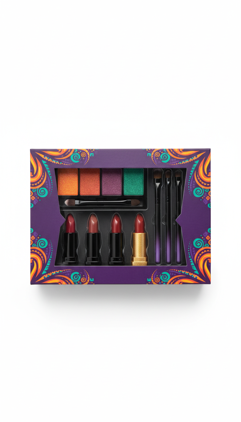 Deluxe Witch Makeup Kit Themed Packaging
