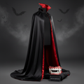 Vampire Cape & Fangs Set